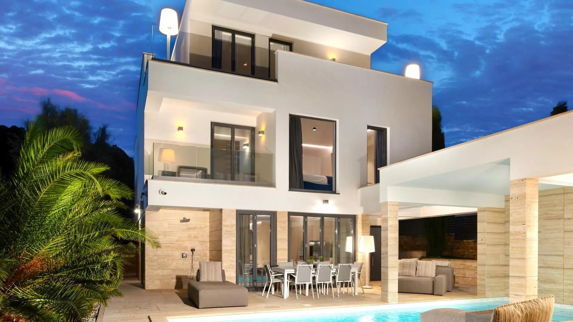 Four Seasons Vrsi Twin Villa Beachfront - Heated Pool & Jacuzzi 0*,